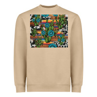 Mushroom cactus gemstone Heavyweight Sweatshirt - AdoDesignShop