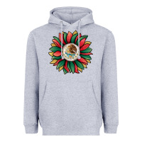 Heather Grey mexican sunflower Heavyweight Hoodie - Jasminsmagicworld