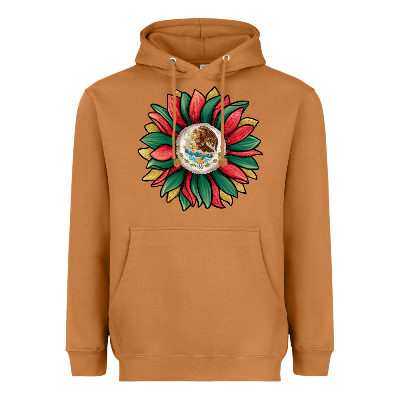 Mexican Sunflower Heavyweight Hoodie by Jasminsmagicworld | Teevron