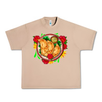 Burro empanadas plate and roses Urban Heavy Tee - AdoDesignShop