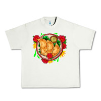 Pistachio empanadas plate and roses Urban Heavy Tee - AdoDesignShop