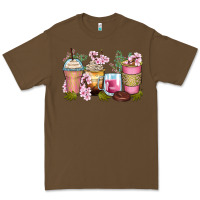 Cacao flowers coffee cups Premium Tee - Zillion Design Studio