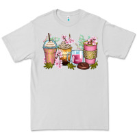 Dove Grey flowers coffee cups Premium Tee - Zillion Design Studio