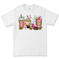 White flowers coffee cups Premium Tee - Zillion Design Studio
