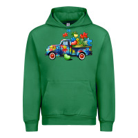 Emerald Autism truck Urban Hoodie - CowGirlArtShop