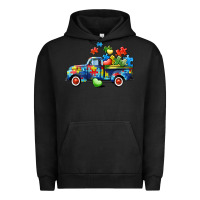 Pigment Black Autism truck Urban Hoodie - CowGirlArtShop
