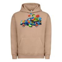 Pigment Burro Autism truck Urban Hoodie - CowGirlArtShop