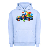 Pigment Grape Ice Autism truck Urban Hoodie - CowGirlArtShop