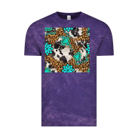 Cloud Purple western turquoise seamless pattern Vintage Tee - BundleAndBundleShop