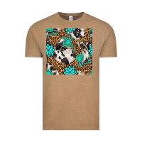 Vintage Coffee western turquoise seamless pattern Vintage Tee - BundleAndBundleShop