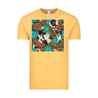 Vintage Mustard western turquoise seamless pattern Vintage Tee - BundleAndBundleShop