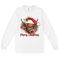 White mooey christmas cow Long Sleeve Tee - JahusDesignShop