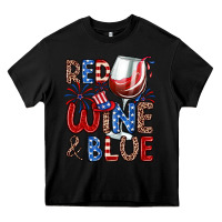 Black red wine and blue Heavy Core Tee - Zillion Design Studio