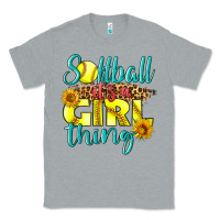 Heather Grey softball it's a girl thing Classic Tee - LillyAllenDesigns