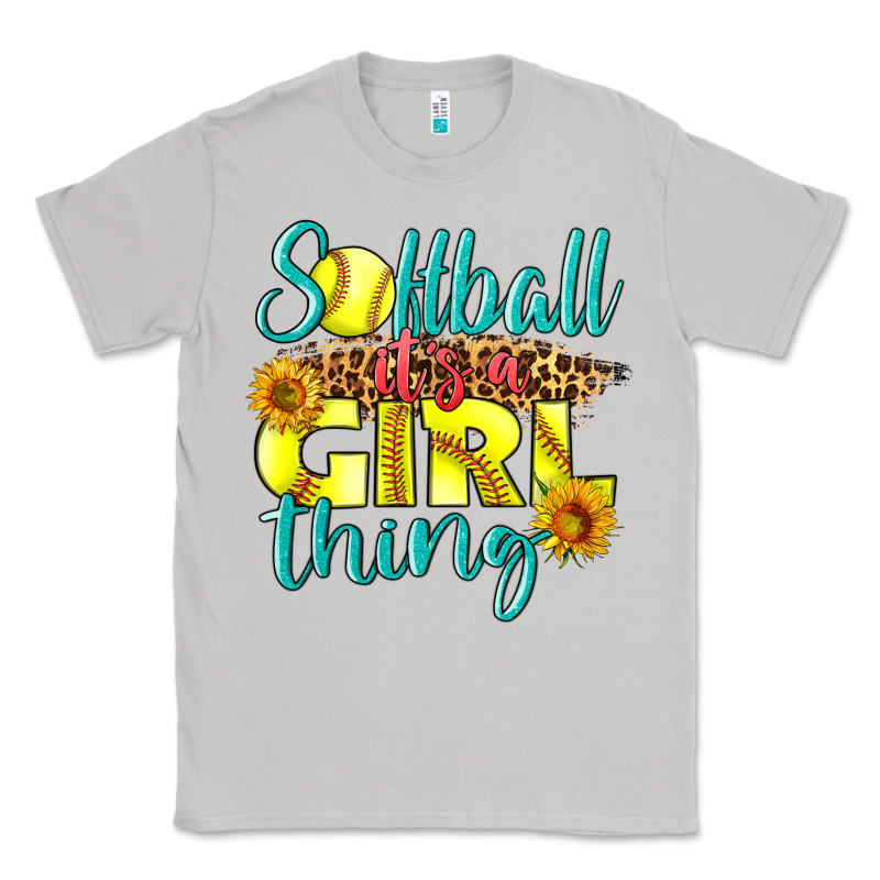 Softball It's A Girl Thing Classic Tee by LillyAllenDesigns | Teevron