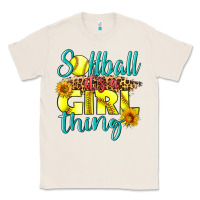 Natural softball it's a girl thing Classic Tee - LillyAllenDesigns