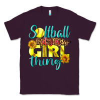 Plum softball it's a girl thing Classic Tee - LillyAllenDesigns