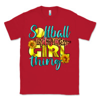 Red softball it's a girl thing Classic Tee - LillyAllenDesigns