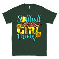 Sports Green softball it's a girl thing Classic Tee - LillyAllenDesigns