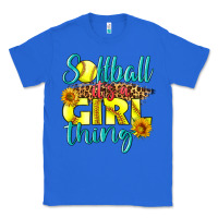 True Royal softball it's a girl thing Classic Tee - LillyAllenDesigns