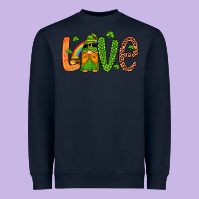 Love Gnome Heavyweight Sweatshirt Designed By Artiststas