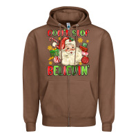 Chestnut don't stop believin' Zipper Hoodie - MaliasSmallBusiness