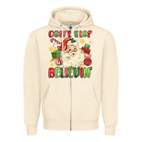 Sandshell don't stop believin' Zipper Hoodie - MaliasSmallBusiness