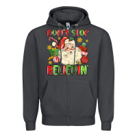 Smoke don't stop believin' Zipper Hoodie - MaliasSmallBusiness