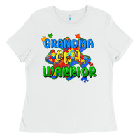 White grandma of a warrior Ladies Tee - Zillion Design Studio