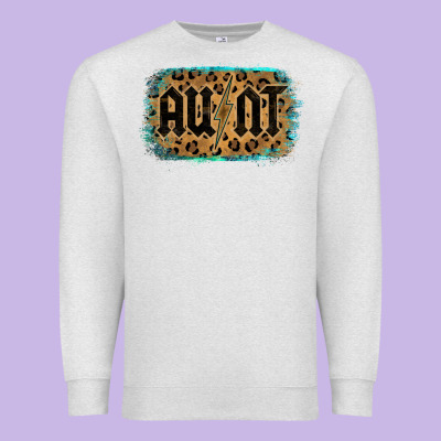 Leopard Pattern Aunt Tried Premium Sweatshirt Designed By Bettercallsaul