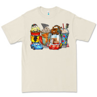 Bone cartoon characters coffee cups Premium Tee - Zillion Design Studio