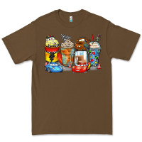 Cacao cartoon characters coffee cups Premium Tee - Zillion Design Studio