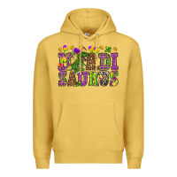 Antique Gold Mardi saurus Premium Hoodie - NancyCooperArtShop