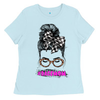 Baby Blue racemom Ladies Tee - JahusDesignShop