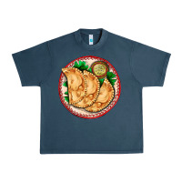 Midnight Navy empanada Urban Heavy Tee - AdoDesignShop
