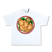 White empanada Urban Heavy Tee - AdoDesignShop
