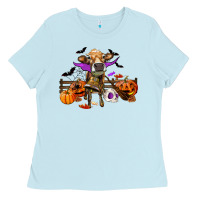Baby Blue Heifer cow halloween Ladies Tee - RanaPortraitStore