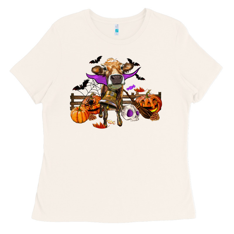 Heifer Cow Halloween Ladies Tee by RanaPortraitStore | Teevron