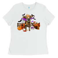 White Heifer cow halloween Ladies Tee - RanaPortraitStore