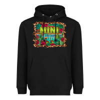 Black mini cita serape background Heavyweight Hoodie - BarkalooDesign