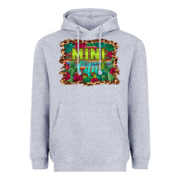 Heather Grey mini cita serape background Heavyweight Hoodie - BarkalooDesign