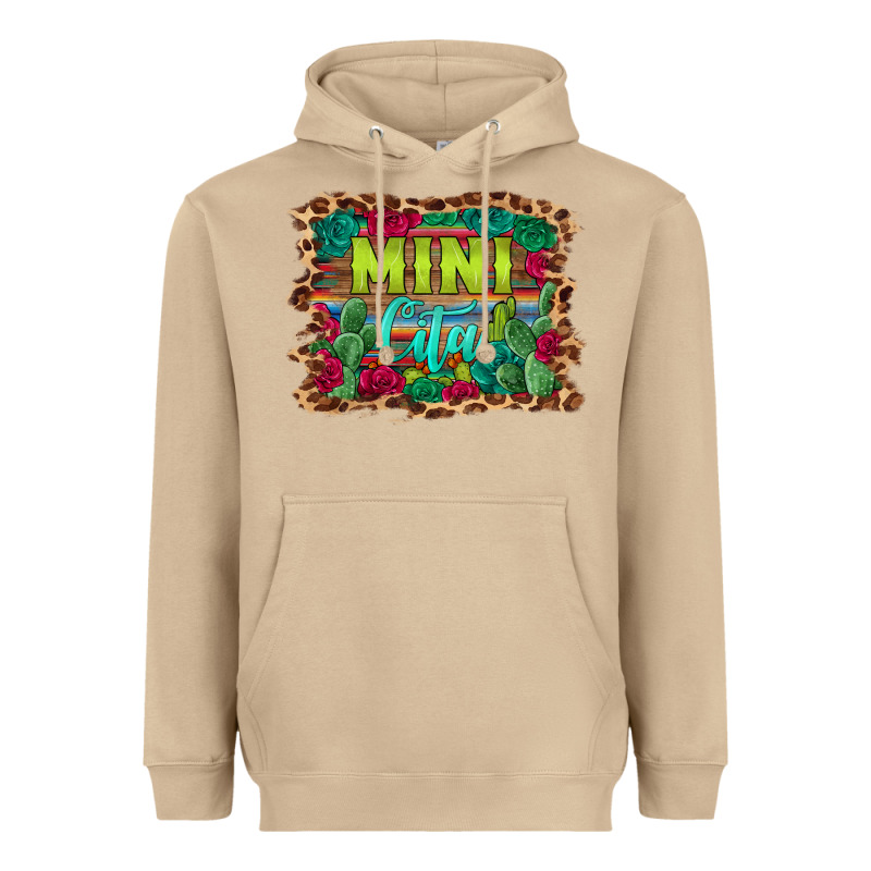 Mini Cita Serape Background Heavyweight Hoodie by BarkalooDesign | Teevron