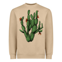 Mushroom cactus with flowers Heavyweight Sweatshirt - AdoDesignShop