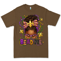 Cacao bead me mardi gras afro messy bun Premium Tee - texasbilliewilder