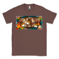 Chestnut western cow cockerel chick  serape leopard sunflowers license plate te Classic Tee - BarkalooDesign
