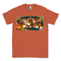 Copper western cow cockerel chick  serape leopard sunflowers license plate te Classic Tee - BarkalooDesign