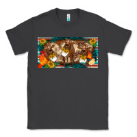 Smoke western cow cockerel chick  serape leopard sunflowers license plate te Classic Tee - BarkalooDesign