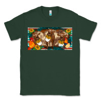 Sports Green western cow cockerel chick  serape leopard sunflowers license plate te Classic Tee - BarkalooDesign