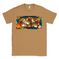 Toasted Coconut western cow cockerel chick  serape leopard sunflowers license plate te Classic Tee - BarkalooDesign