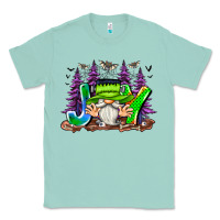 Seafoam Joy Halloween Gnome Classic Tee - CowhideDigitalArt